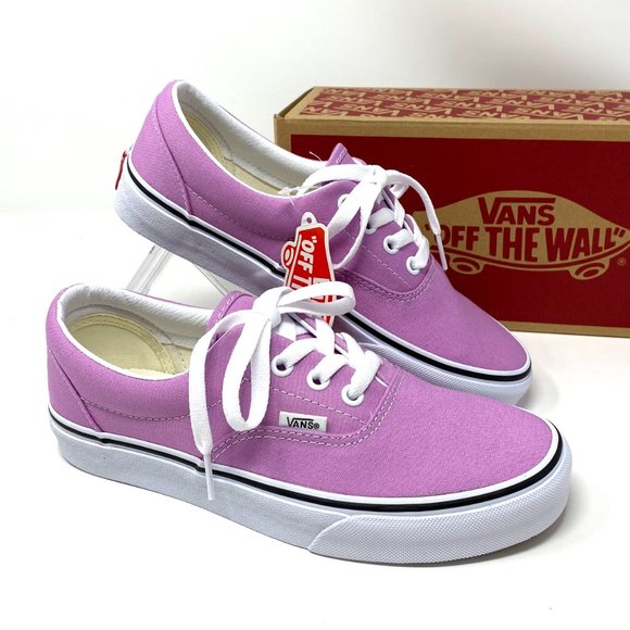 🌸 Sale 🌸 VANS Era Orchid Canvas White Sneakers Women's Sizes VN0A54F13SQ - Picture 9 of 10